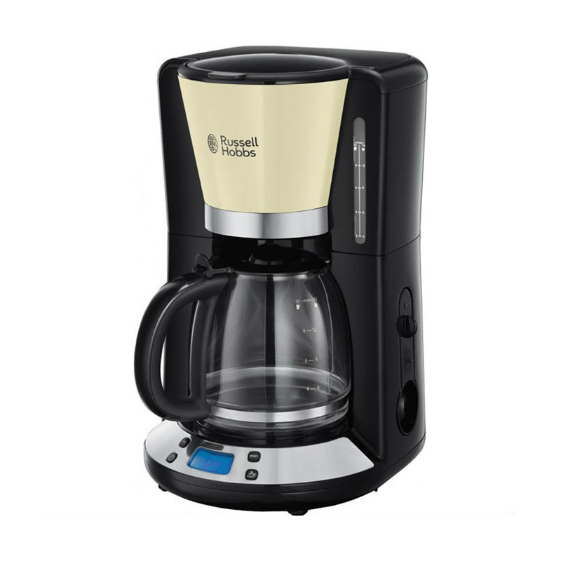 Крапельна кавоварка Russell Hobbs Colours Plus чорно-бежева, 1.25 л (24033-56)